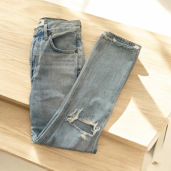 Agolde | Riley light wash  | size 24 - Picture 1 of 8